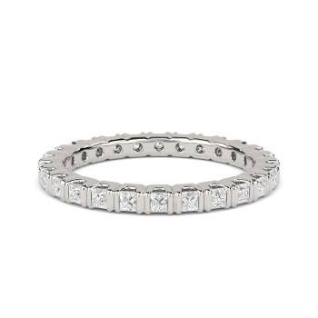 2.5mm Elegant Princess Diamond Full Eternity Ring