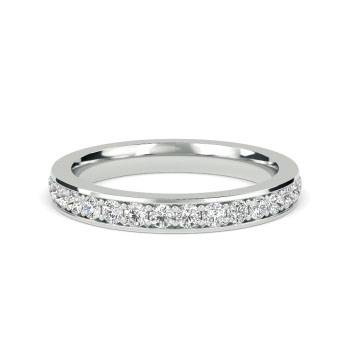 Round Diamond Pave Set Eternity Ring